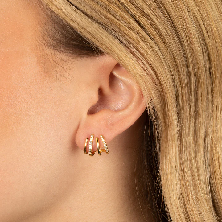 Astra Twist Earrings For Women Lightweight Statement Jewelry Hypoallergenic Finish