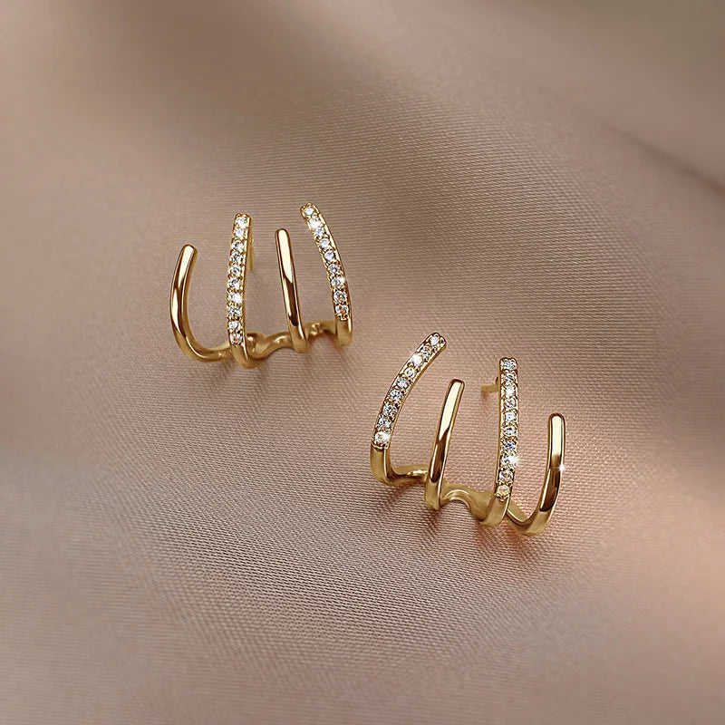 Astra Twist Earrings For Women Lightweight Statement Jewelry Hypoallergenic Finish