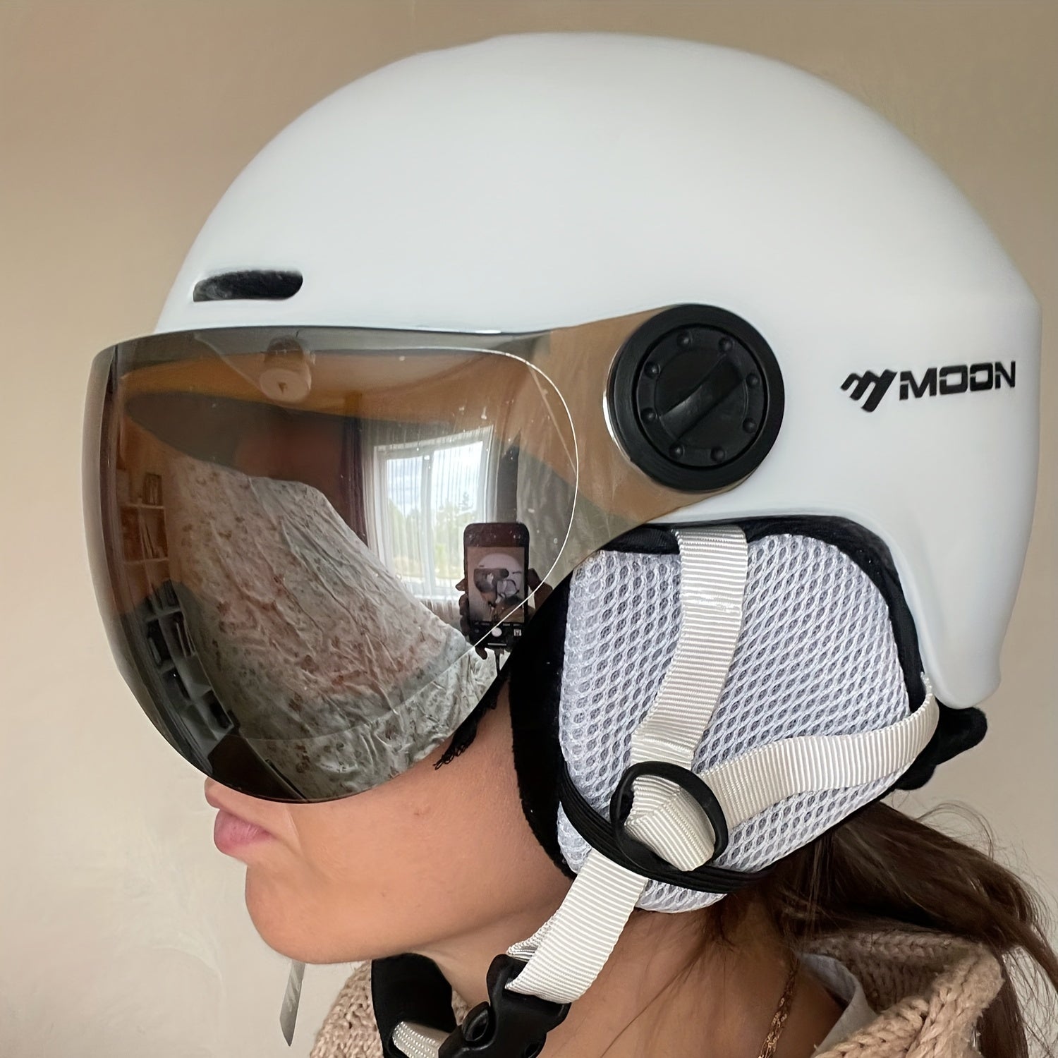 SummitGuard Ski Helmet With Removable Parts Safe And Comfortable For Outdoor Use