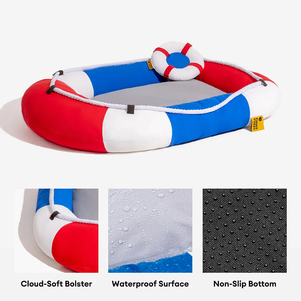 Pool Float Pet Bed for Summer Relaxation