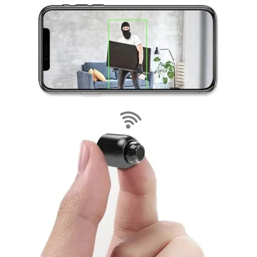 Mini WiFi Security Camera With Night Vision HD For Home, Kids And Pets Monitoring