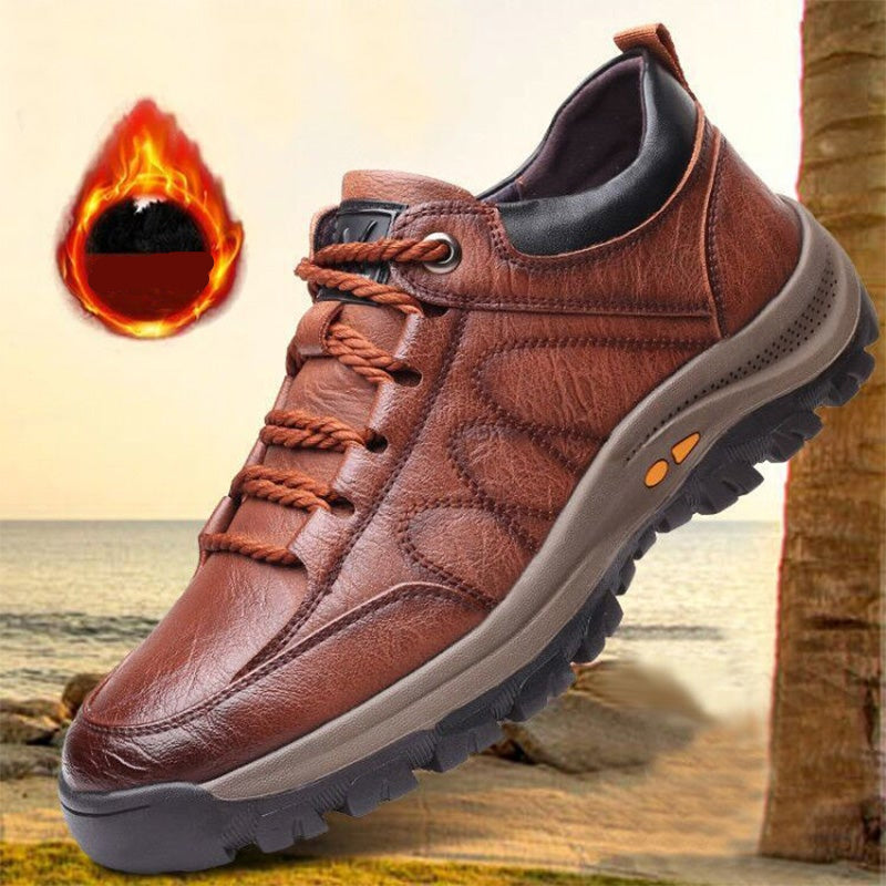 Momentum Men’s Orthopedic Leather Shoes - Supportive Comfort