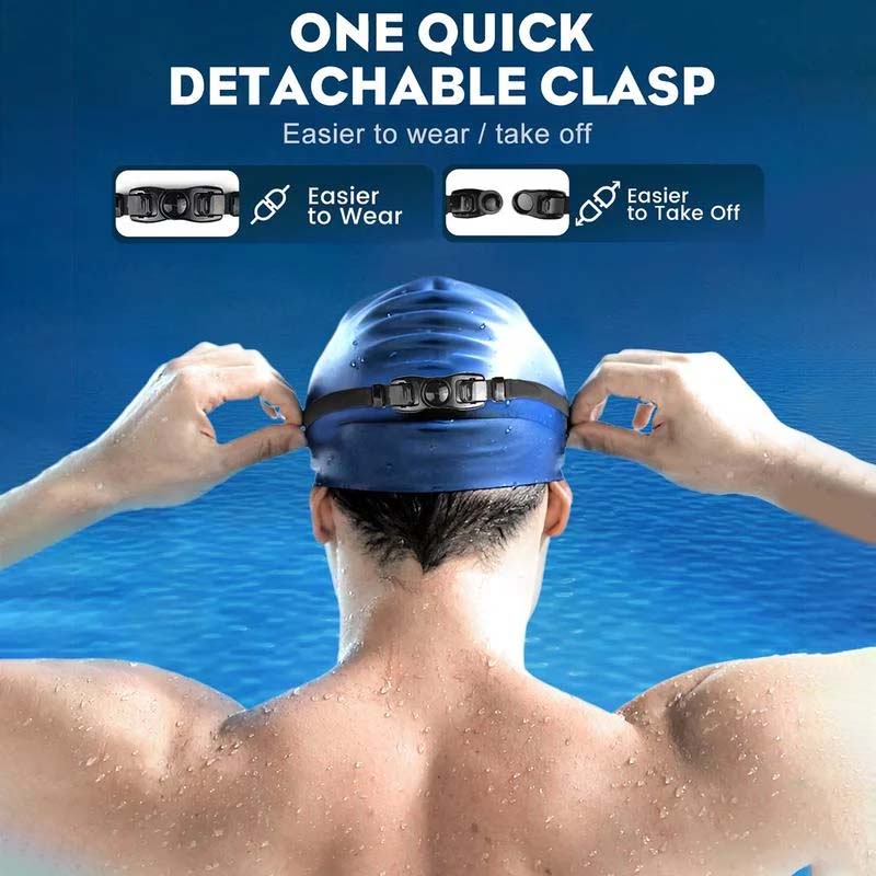 AquaVista Wide View Anti-Fog Swim Goggles For Adults