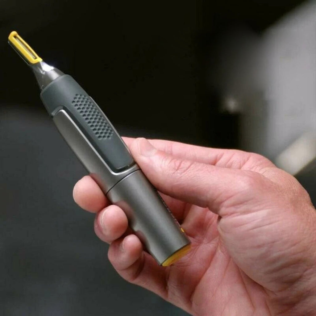 AuroraEdge Precision Face Trimmer With LED Light And Ergonomic Design