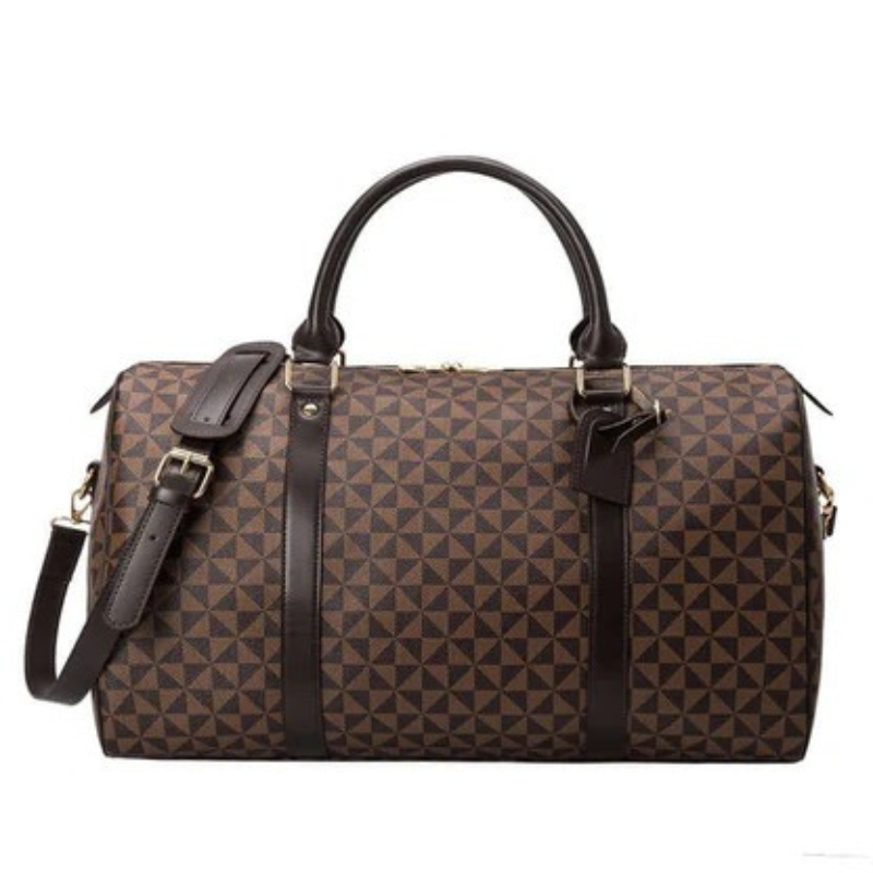 AeroVoyage Premium Leather Unisex Travel Bag Stylish Duffle Bag