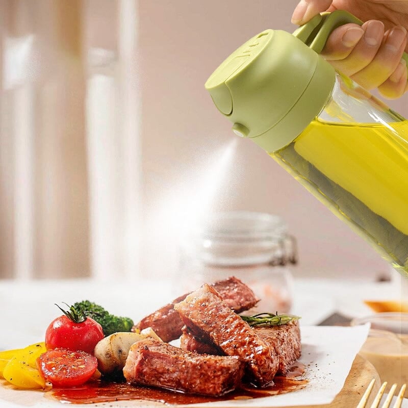 AeroChef 2-In-1 Glass Oil Sprayer and Dispenser Kitchen Pouring Tool