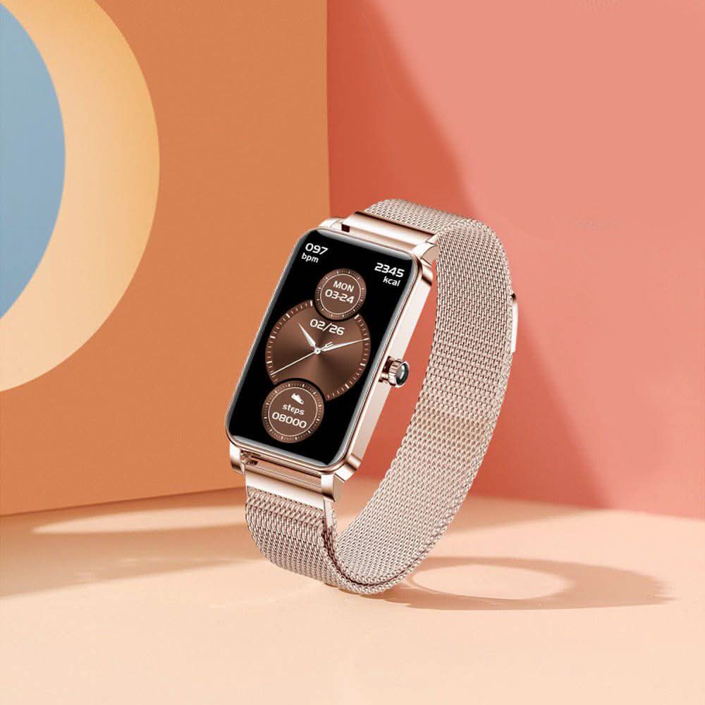 AstraLink Women’s Smartwatch With Fitness Tracking And Notifications