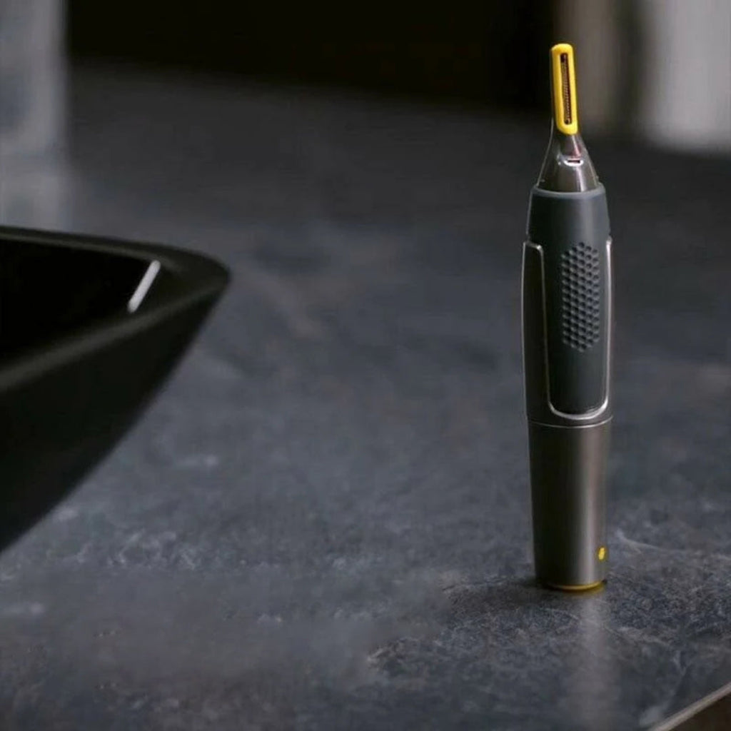 AuroraEdge Precision Face Trimmer With LED Light And Ergonomic Design