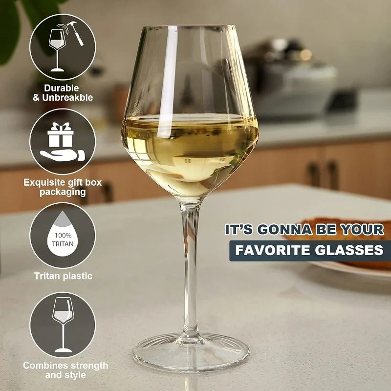 Reusable Wine Glass Set for Elegant Indoor and Outdoor Entertaining
