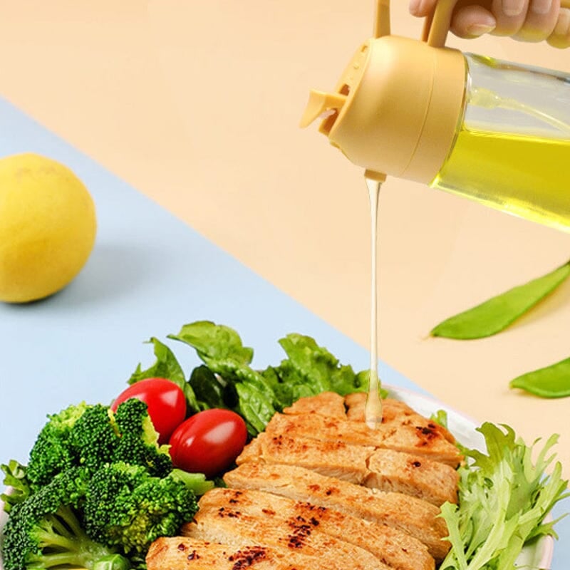 AeroChef 2-In-1 Glass Oil Sprayer and Dispenser Kitchen Pouring Tool