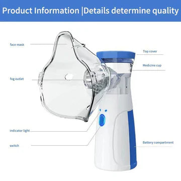 Portable Mini Mesh Nebulizer For Adults And Kids Compact
