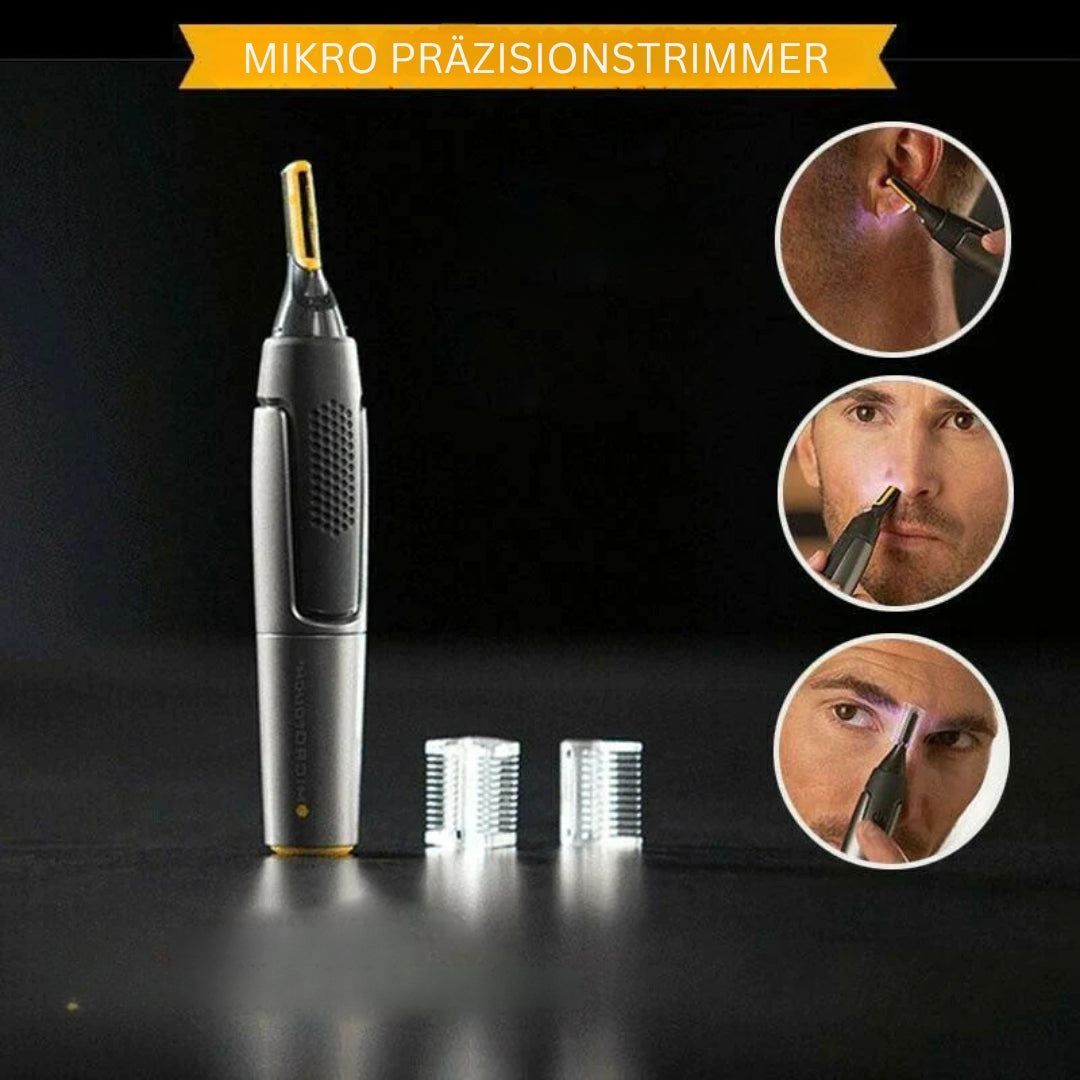 AuroraEdge Precision Face Trimmer With LED Light And Ergonomic Design
