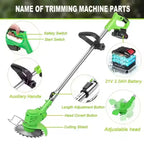24V Cordless Grass Trimmer Battery Powered For Lawn Care