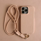 Genuine Leather Phone Case With Crossbody Strap For Everyday Carry