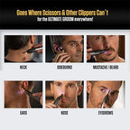 AeroTrim Ultra-Thin Precision Trimmer for Beard, Nose and Eyebrows