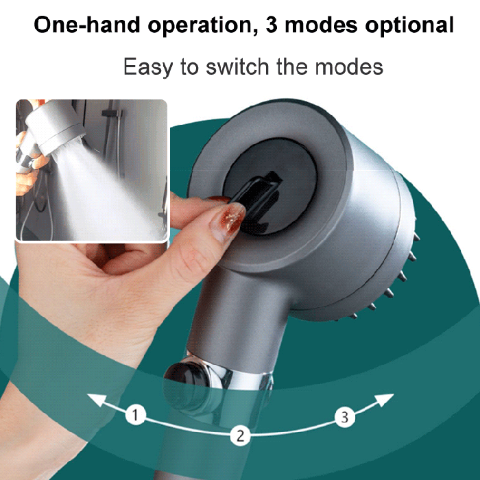 AquaPulse Shower Head Increased Pressure Spa Experience