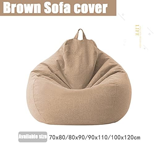 AzureWeave Luxury Linen Bean Bag Ergonomic And Stylish Comfort Seating