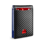 AeroLuxe Men’s Slim RFID Wallet Leather Card Holder Black