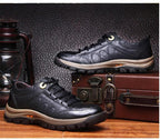 Momentum Men’s Orthopedic Leather Shoes - Supportive Comfort