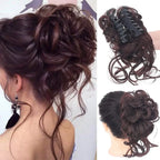 NovaTress Instant Curled Bun Hair Clip Standalone Accessory