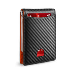 AeroLuxe Men’s Slim RFID Wallet Leather Card Holder Black
