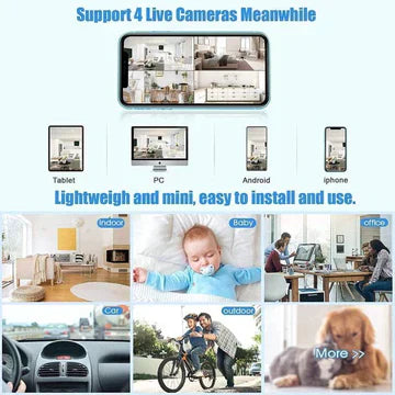 NovaCam Mini Wireless Magnetic Camera With Real Time Live Audio And Video Monitoring
