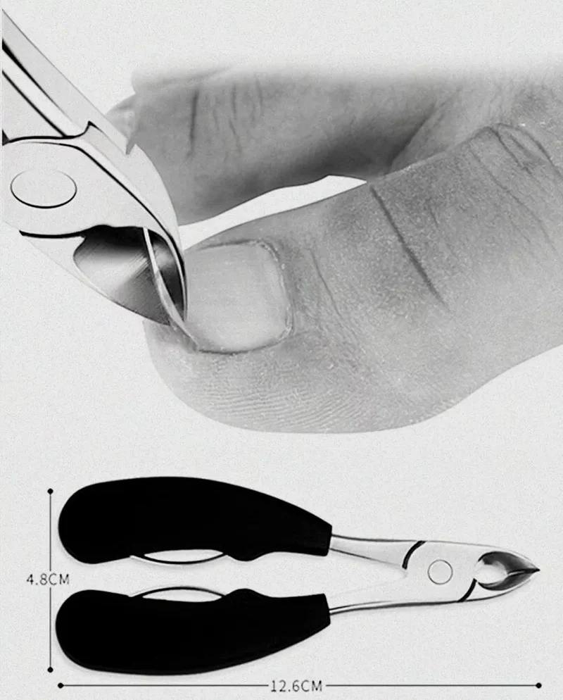 SeniorEase Toenail Clipper for Thick Nails, Sharp and Ergonomic
