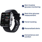 GluGuard Watch Glucose Smartwatch – Real-Time Monitoring, Trend Tracking And Alerts