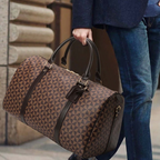 AeroVoyage Premium Leather Unisex Travel Bag Stylish Duffle Bag