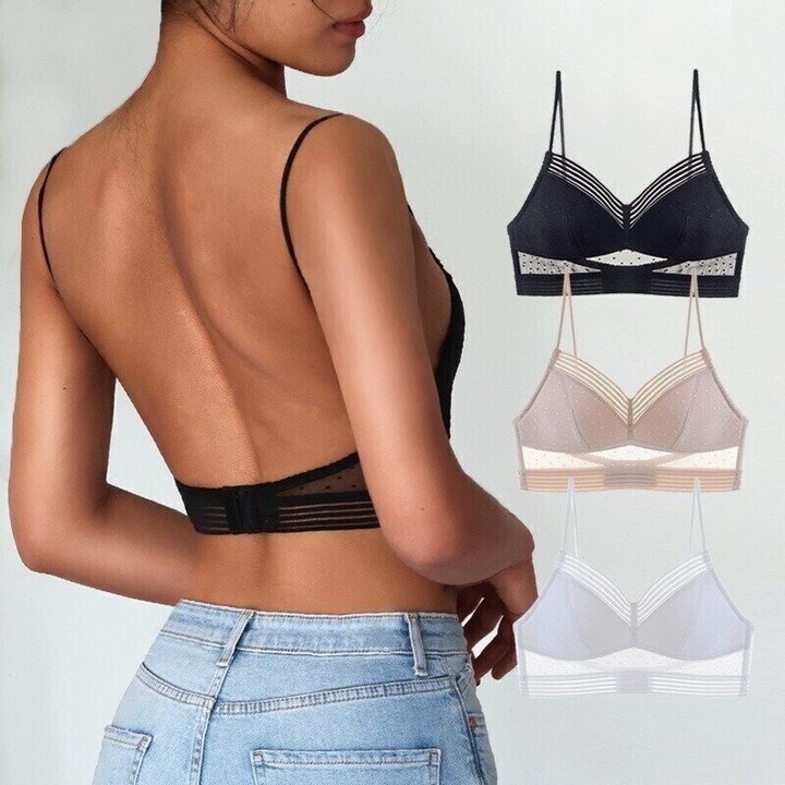 AeroLift Low Back Wireless Lifting Lace Bra Lace Bra