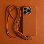 Genuine Leather Phone Case With Crossbody Strap For Everyday Carry