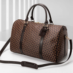 AeroVoyage Premium Leather Unisex Travel Bag Stylish Duffle Bag
