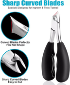 SeniorEase Toenail Clipper for Thick Nails, Sharp and Ergonomic