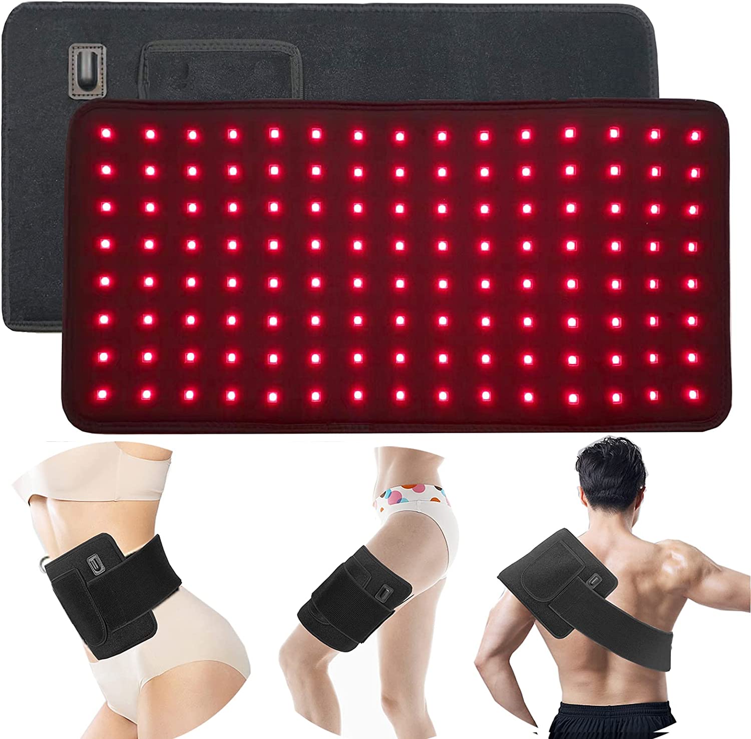 NovaHeal Medical-Grade At-Home Infrared Light Therapy Pad Belt For Pain Relief