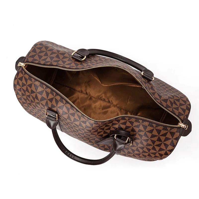 AeroVoyage Premium Leather Unisex Travel Bag Stylish Duffle Bag