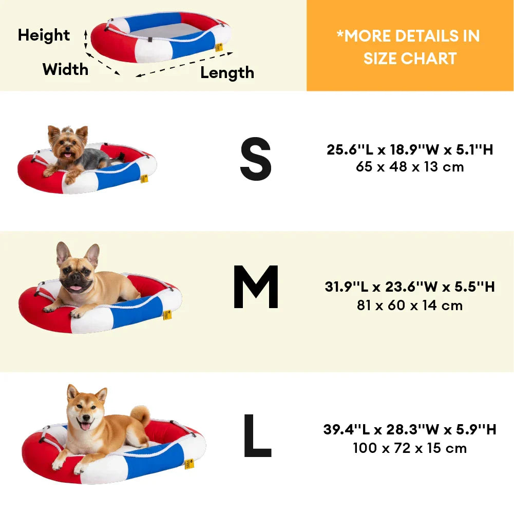 Pool Float Pet Bed for Summer Relaxation