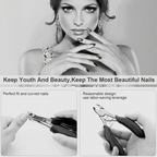 SeniorEase Toenail Clipper for Thick Nails, Sharp and Ergonomic