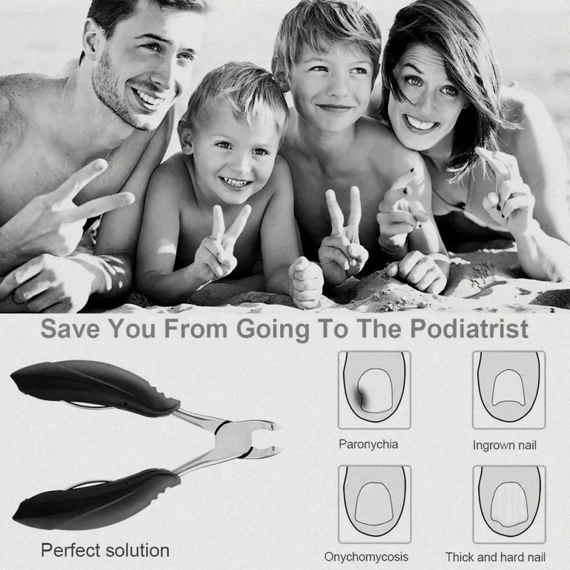 SeniorEase Toenail Clipper for Thick Nails, Sharp and Ergonomic