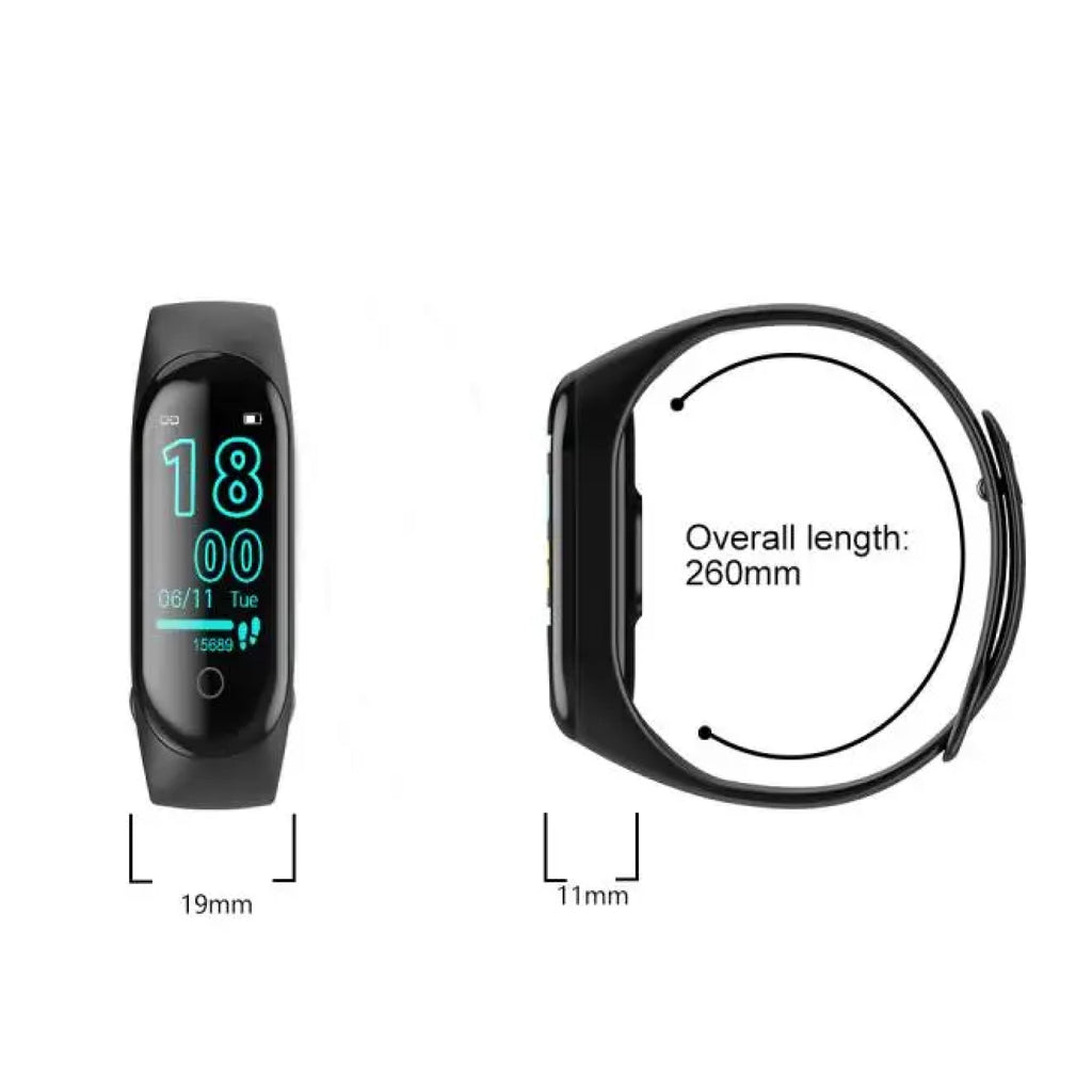 PulseTrack Smartwatch With Blood Pressure And Heart Rate Monitor