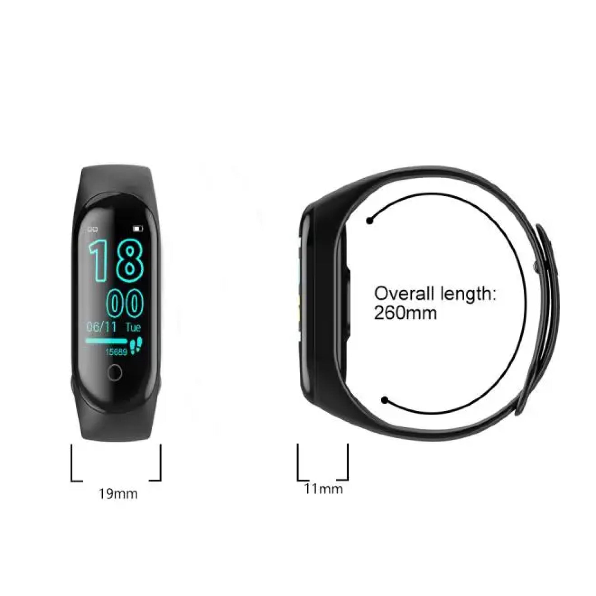 PulseTrack Smartwatch With Blood Pressure And Heart Rate Monitor