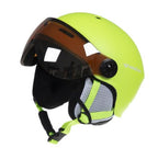 SummitGuard Ski Helmet With Removable Parts Safe And Comfortable For Outdoor Use