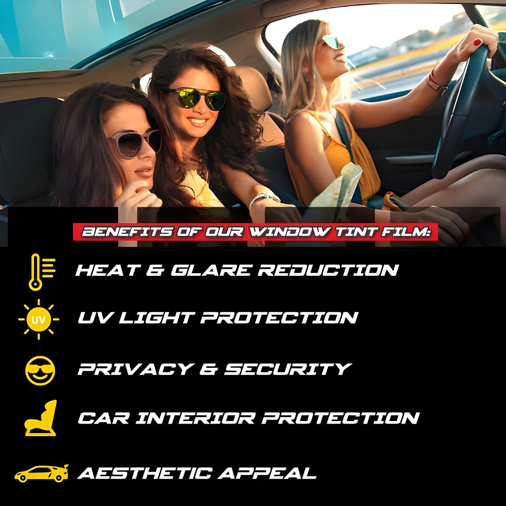 NovaShield Car Window Tint Film for Heat and UV Protection