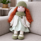 Handmade Waldorf-Inspired Cotton Doll for Creative Play