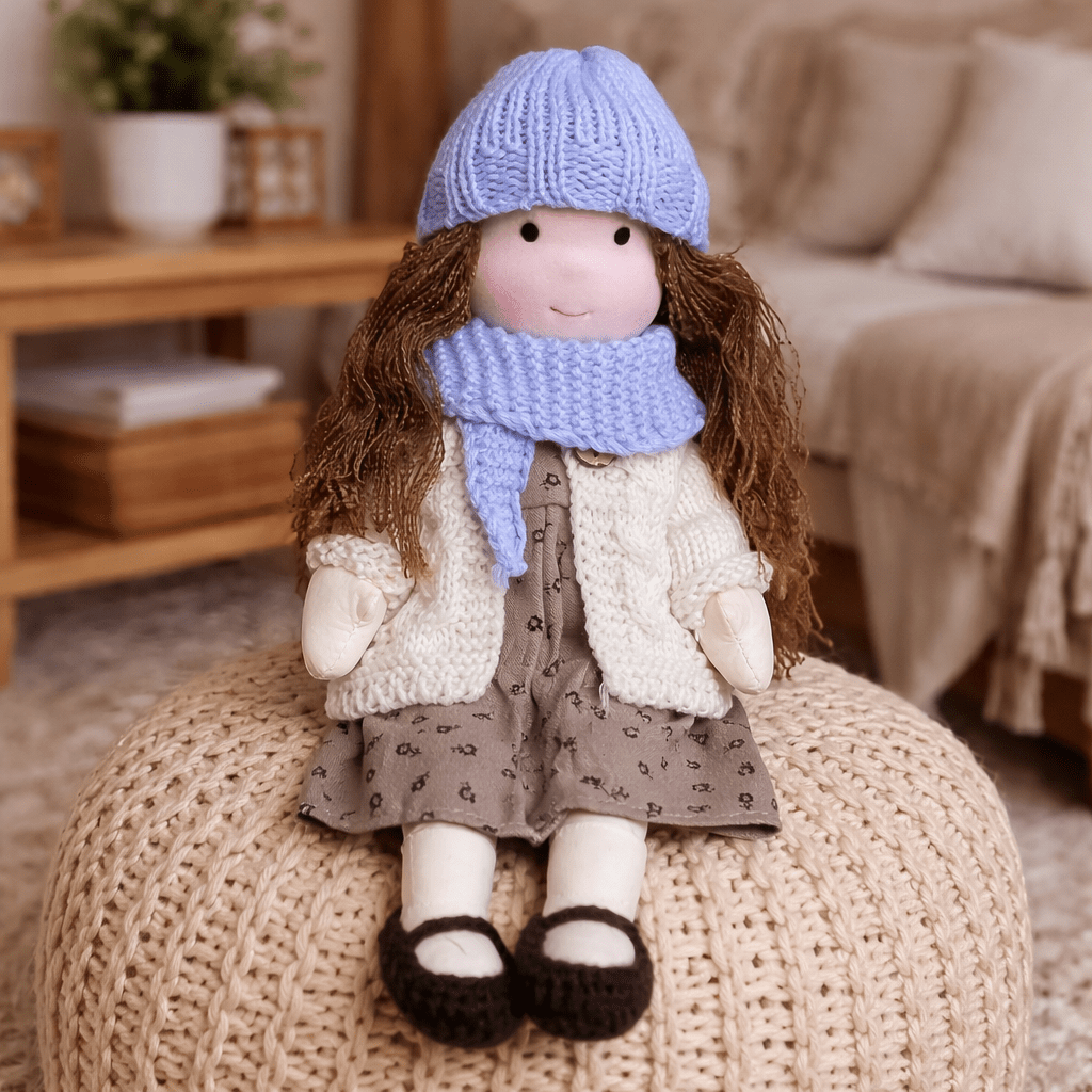 Handmade Waldorf-Inspired Cotton Doll for Creative Play