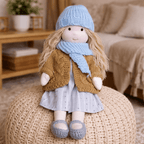 Handmade Waldorf-Inspired Cotton Doll for Creative Play