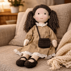 Handmade Waldorf-Inspired Cotton Doll for Creative Play
