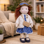 Handmade Waldorf-Inspired Cotton Doll for Creative Play