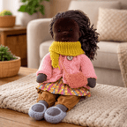 Handmade Waldorf-Inspired Cotton Doll for Creative Play