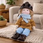 Handmade Waldorf-Inspired Cotton Doll for Creative Play