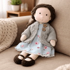 Handmade Waldorf-Inspired Cotton Doll for Creative Play